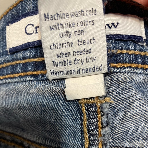 Croft & Barrow Natural Fit Cuffed Denim Crop/Capri size 10 13022 - Picture 7 of 8